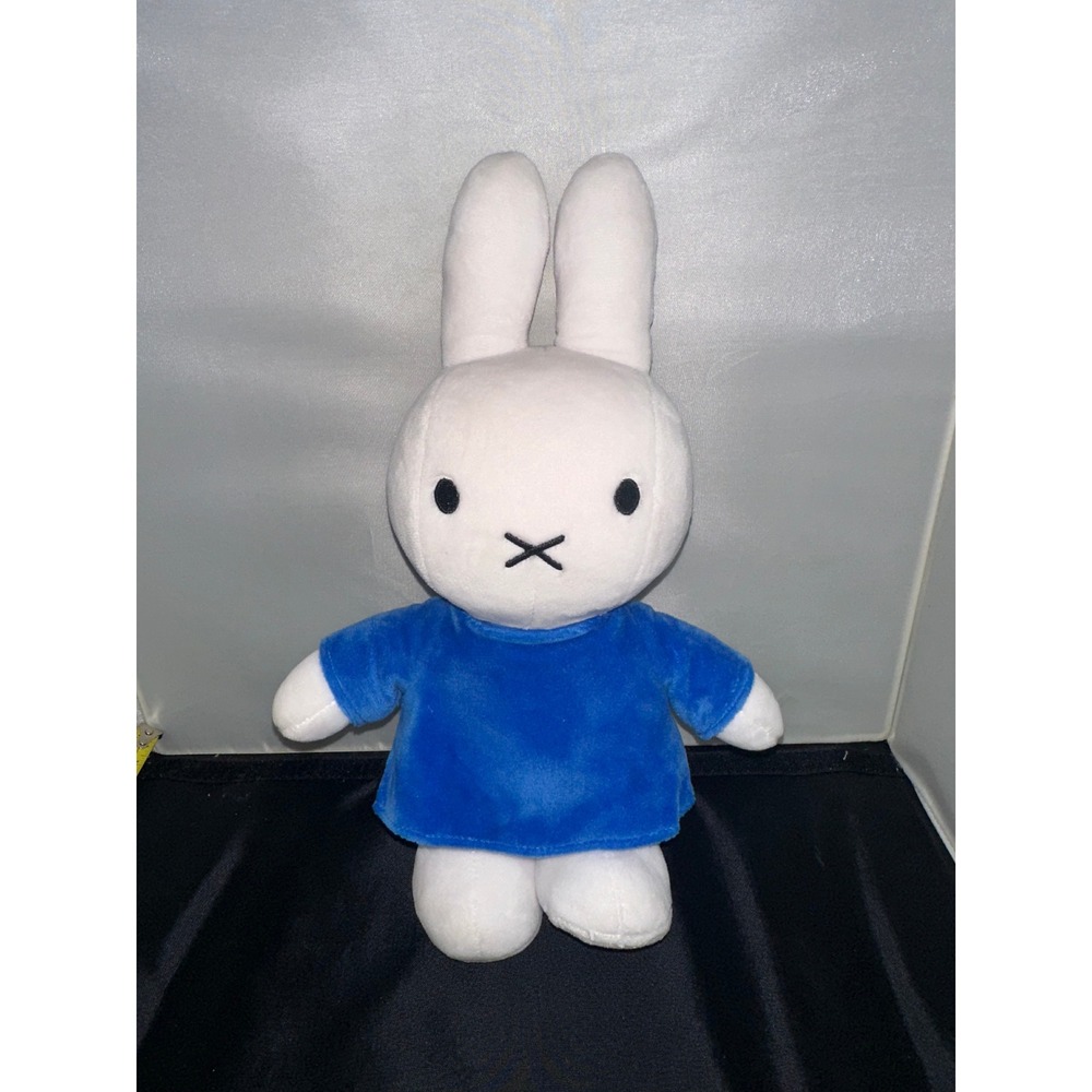 Miffy Bunny Plush 12 Inch Stuffed Animal Blue Dress Jazwares Dick Bruna 2017